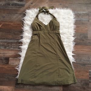 Athleta Pack Everywhere Tan Dress Sz 8p